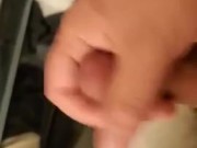 Quit jerk in the bathroom