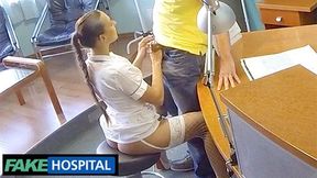 Mea Melone And Nurse Outfit In Nurse Offers Her Pussy To Test Patients Erection Problem