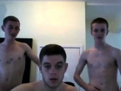 Four twinks enjoy gay group sex party