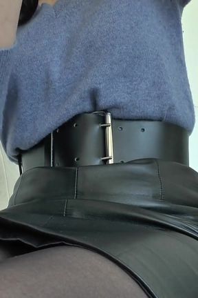 Fetish for Wide, Tight Belts and Wristwatches Part 1 Lady Victoria Valente