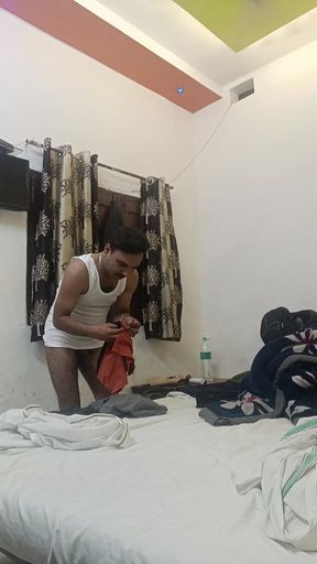 Indian desi police officer get sucked and fucked by neighbour and army officer