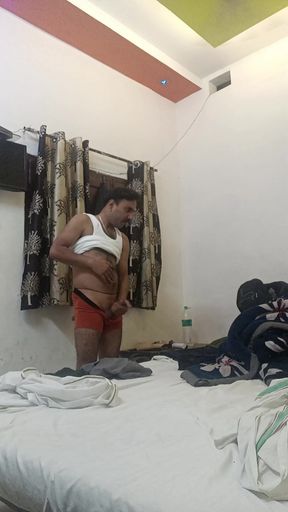 Indian desi police officer get sucked and fucked by neighbour and army officer