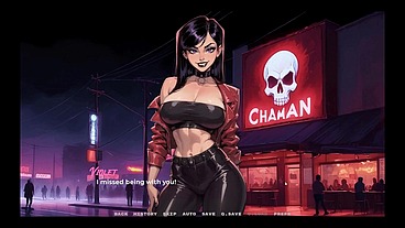 My New Girlfriend [ TABOO Hentai Game ] Ep.40 GOTH GIRL blowbang in the TOILET !