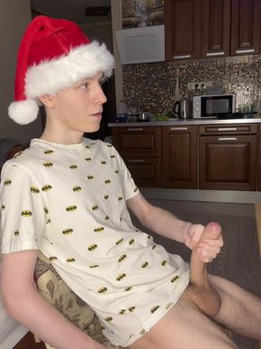 Naughty Solo Session Floods Twink Abs with Cum