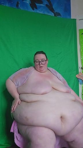 SSBBW Fat Body Massage with Cream