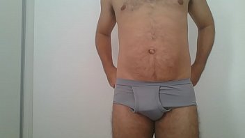 Cueca cinza de macho