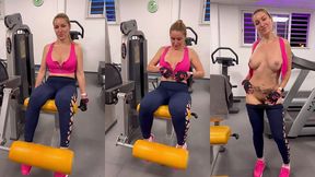 as-tu souvent vue une fille s exhiber dans une salle de sport?