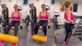 as-tu souvent vue une fille s exhiber dans une salle de sport?