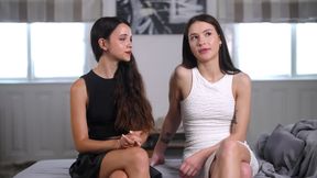 FEMDOM Matty Milla Teaches Tiny Ohana Petite About Threesomes