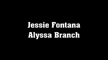 Jessie Fontana and Alyssa Branch Share Facial Cumshot
