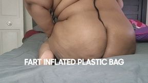 FART INFLATED PLASTIC BAG