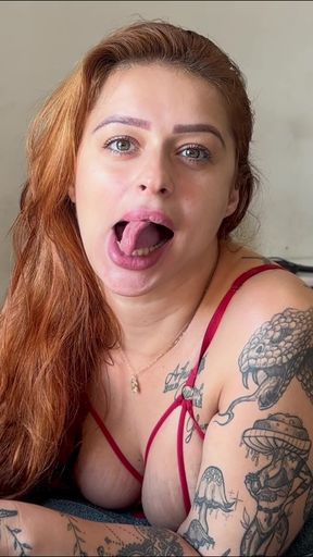 Is this tongue going to fuck you? - Camila Vegas