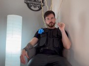 Handcuffed & jerked off by cop jerk off challenge