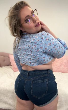 Feeling Sexy in Jeans Shorts