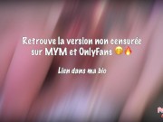 Une redhead française se fait lécher et doigter, elle squirt partout 💦💦