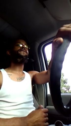 Driving and stroking... I was so horny (OnlyFans/NickSteeleDick)