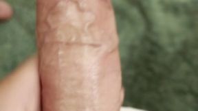 Italian Amateur Wanks Huge Cock and Cums Three Times