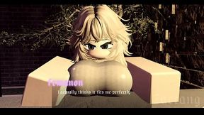 Russian girl hungry for Asian cock (Roblox)