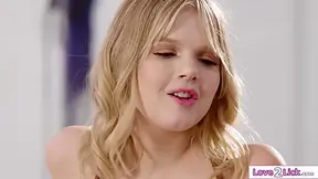 Aiden Ashley And Coco Lovelock - Teen 18+ Truly Wishes To Have Lesbo Sex And Asks Her Aged Stepsis To Be Her 1st.the Golden-haired Lets Her Smack Her Cunt