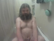 Uncle fixed the shower now, it's time to take one