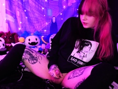 Small tits shemale bonked by 2 horny guys