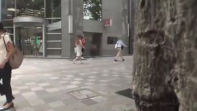 Big-ass Asian Babe Battles Camcorder Censor