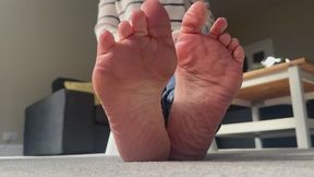 Flirty Foot Worship with JOI