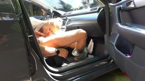 Uber woman driver suck and fuck the costumer