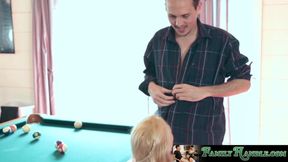 Busty teen Marsha May Sucks stepdad's dick and swallows