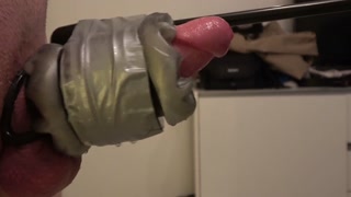 FUCKING MACHINE FLESHLIGHT QUICKSHOT HANDSFREE EPIC ORGASM SESSION - 10 DAYS WITHOUT CUM