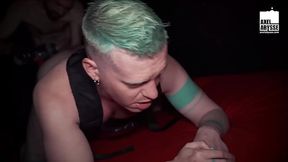 Muscular Axel Abysse Opens Up His Wide Hole For Some Intense Fisting