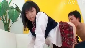 Cute Japanese Teen Takes Hardcore Doggy Style Punishment