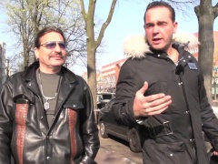 Amsterdam hooker deepthroats customer
