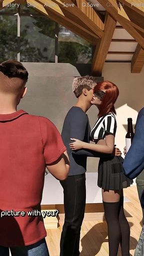 A Life Worth Living: Married Woman Does Striptease on a Party and Tells to Her Cuckold Hubby - Episode 32