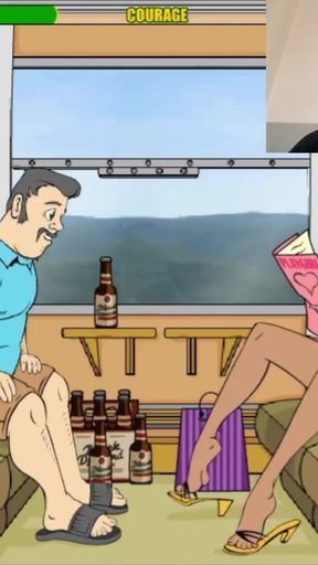 Train Fellow - BDSM Sex on the Train with a Young Beauty   Clip 1