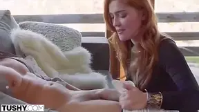 Amazingly Hot Red Blowjob In Her First With Jia Lissa