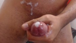 Shaved Pubes Hard Uncut Cock Cum