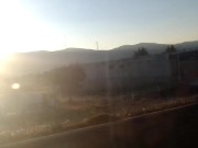 Travel, cemetery and mountains