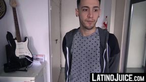 LatinoJuice.com - Alluring latino Herbert shoots out his hot milk while getting fucke