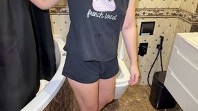 a close-up pissing collection! various panties, unshaven and shaved pussies!