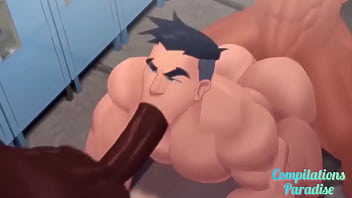 GAY ANIMATED THREESOME