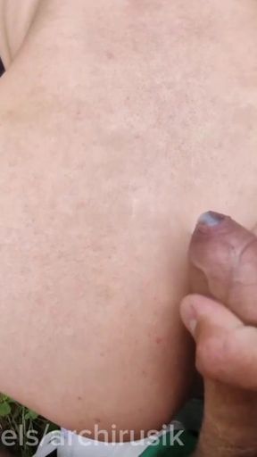 Jaw-dropping moment from &quot;Public cruise fuck in front of motorcyclists, bareback cock in the ass, hot cum!&quot;