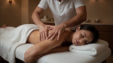 Masajes relajantes para estimular los sentidos y eyacular bien rico (ia)