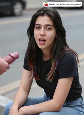 Amateur babe showcases her sexy animation skills