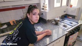 My Stepbrother Serves Me Milk in the Cafe