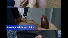 Preview 3 diferent dicks