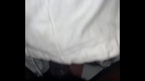 White man with a hoodie sucking my dick