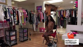 bts - chanel skye gets teased and undressed in a backstage moment!