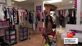 bts - chanel skye gets teased and undressed in a backstage moment!