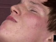 Wyatt Daniels Swallows Huge Dick By Horny Masseur Chad Brock